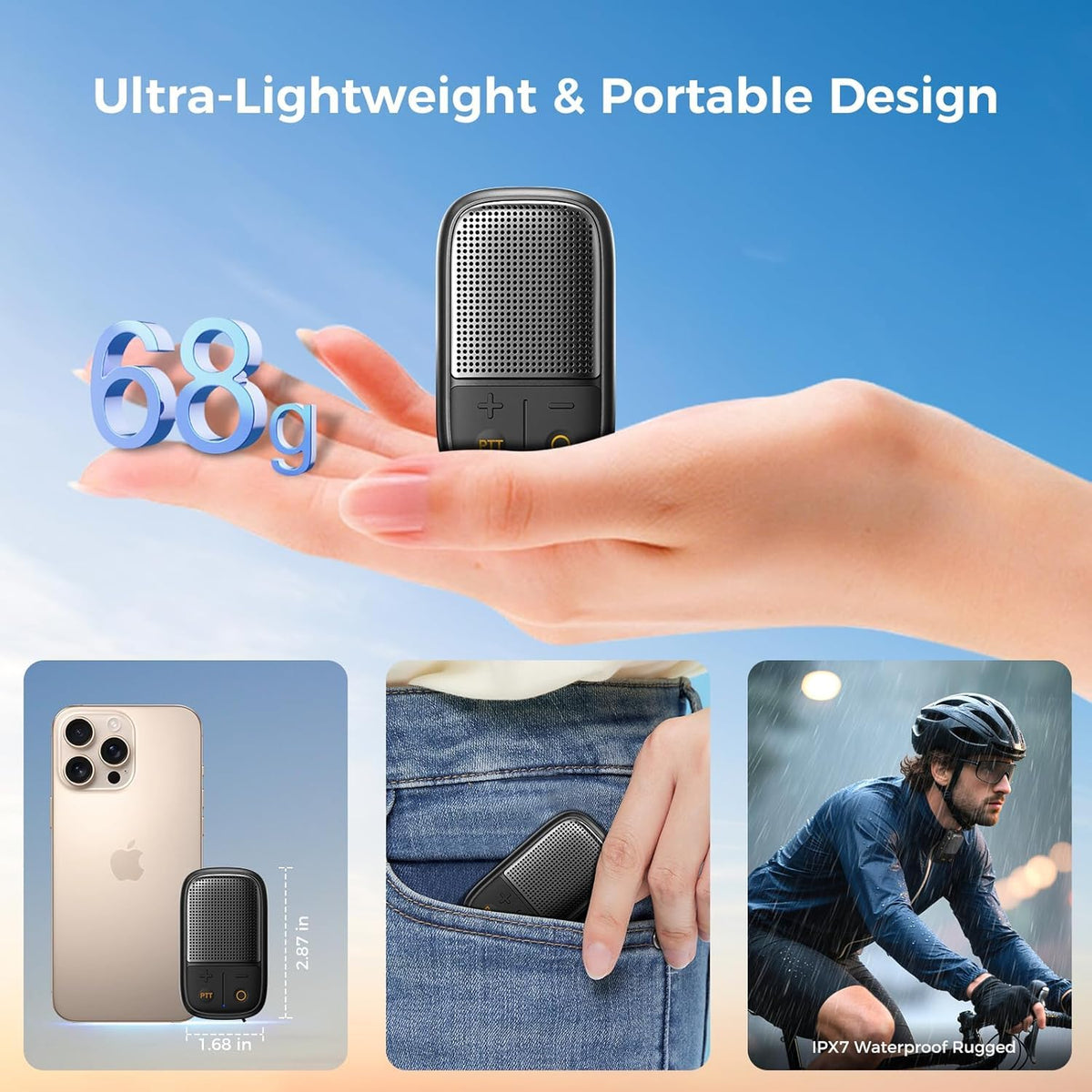 Battery life up to 30 hours with quick charging support.