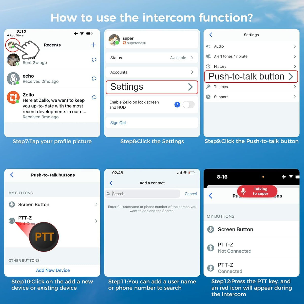 WS15 walkie-talkie function via Zello keeps teams in sync.