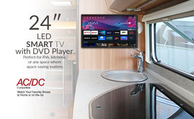 Supersonic SC-2426SDVD DVD slot highlighting built-in media versatility.