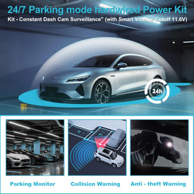 Suplogico 11.5 ft wiring length enables flexible dash cam placement.