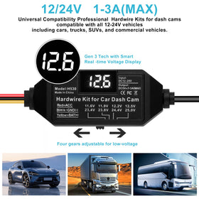 Suplogico universal 12-24V compatibility for cars, trucks, and vans.