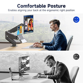 Suptek cable management pass-through keeps wires organized and tidy.