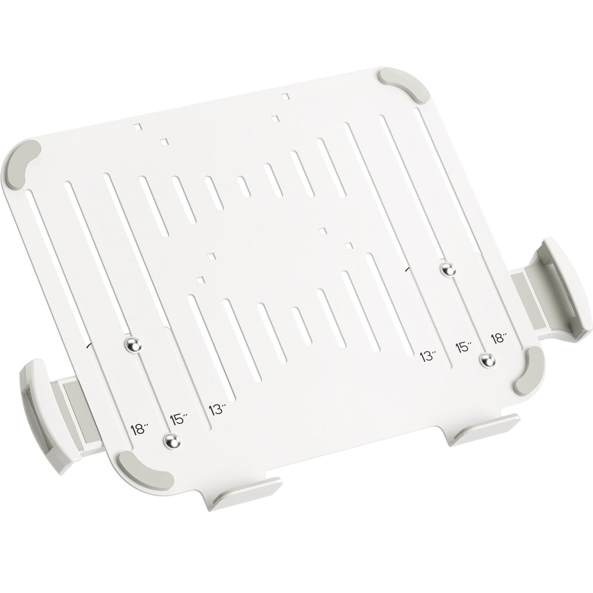 suptek front view laptop tray showing clean mount for clear desk