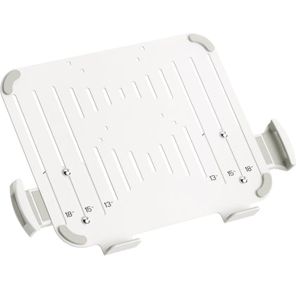 suptek front view laptop tray showing clean mount for clear desk