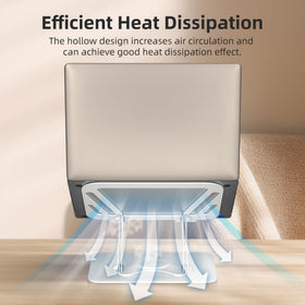 Suptek heat dissipation design enhances airflow under the laptop