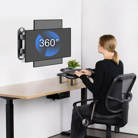 Suptek MA2720 extended arm demonstrates 360° rotation and 180° swivel.