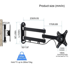 Suptek MA2720 included Velcro ties help tidy cables.
