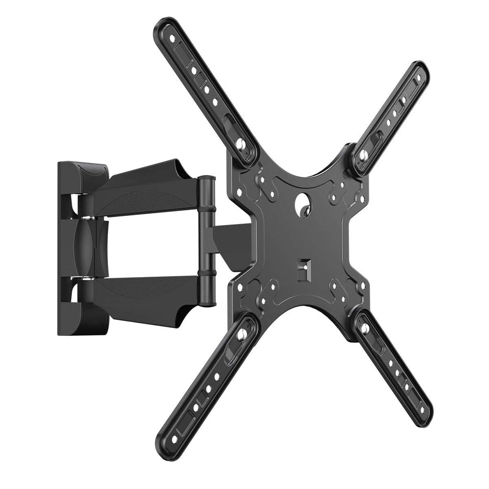 Suptek MAFD-L400 close-wall setup saves space and keeps the TV accessible.