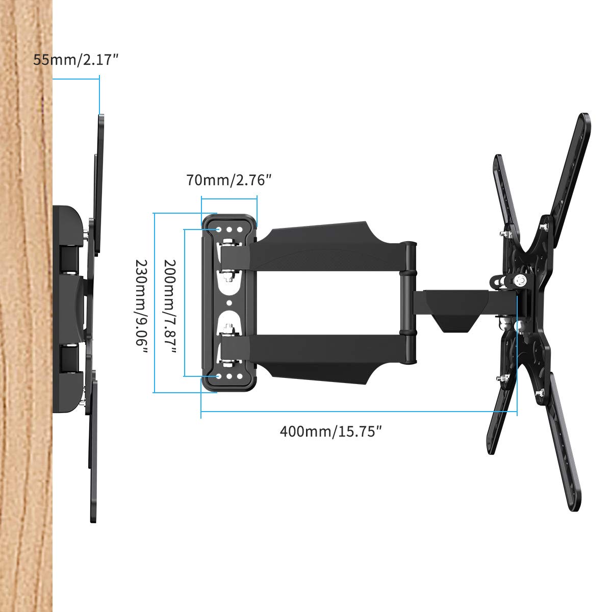 Suptek MAFD-L400 organized hardware kit for a smooth mounting experience.