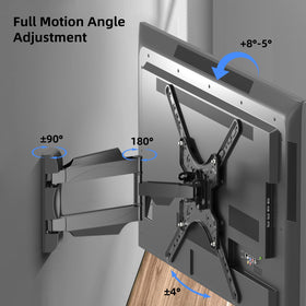Suptek MAFD-L400 90-degree swivel for flexible seating positions.
