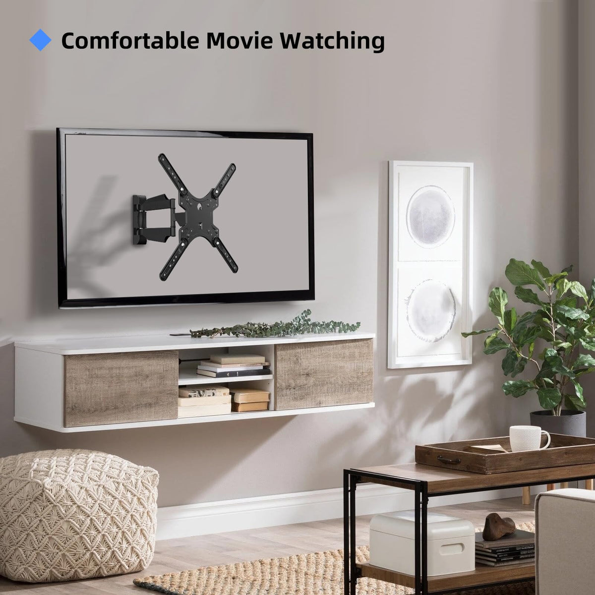 Suptek MAFD-L400 VESA patterns from 100x100 to 400x400 compatibility.