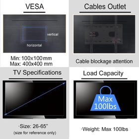 Suptek MC4602 integrated cable management for tidy cords