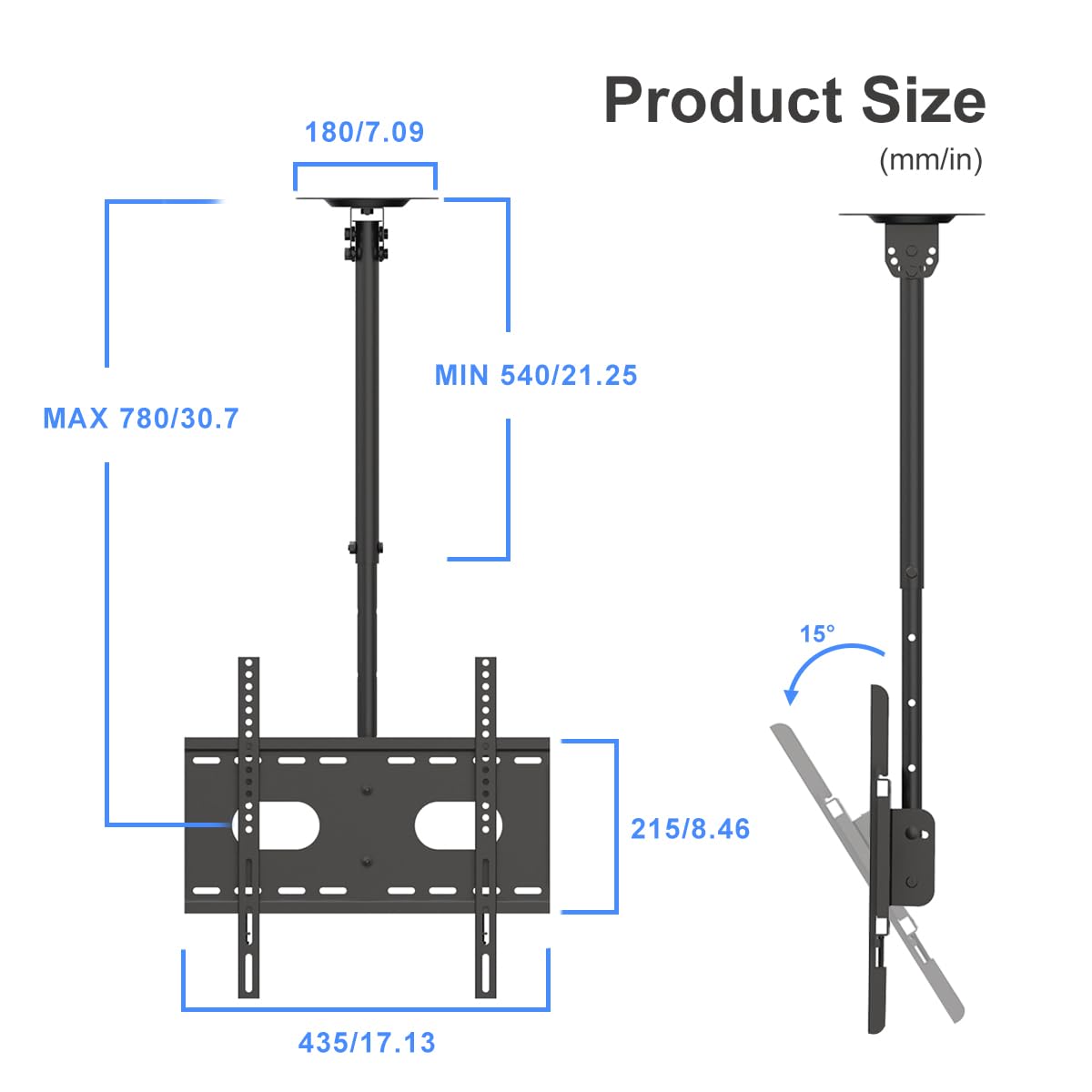 Suptek MC4602 tilt feature close-up highlighting flexible viewing angles