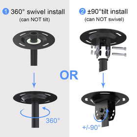 Suptek MC4602 supports up to 100 lbs for durable mounting