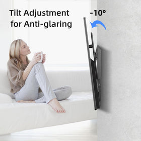 Low-profile design places the TV just 1.3 inches from the wall.