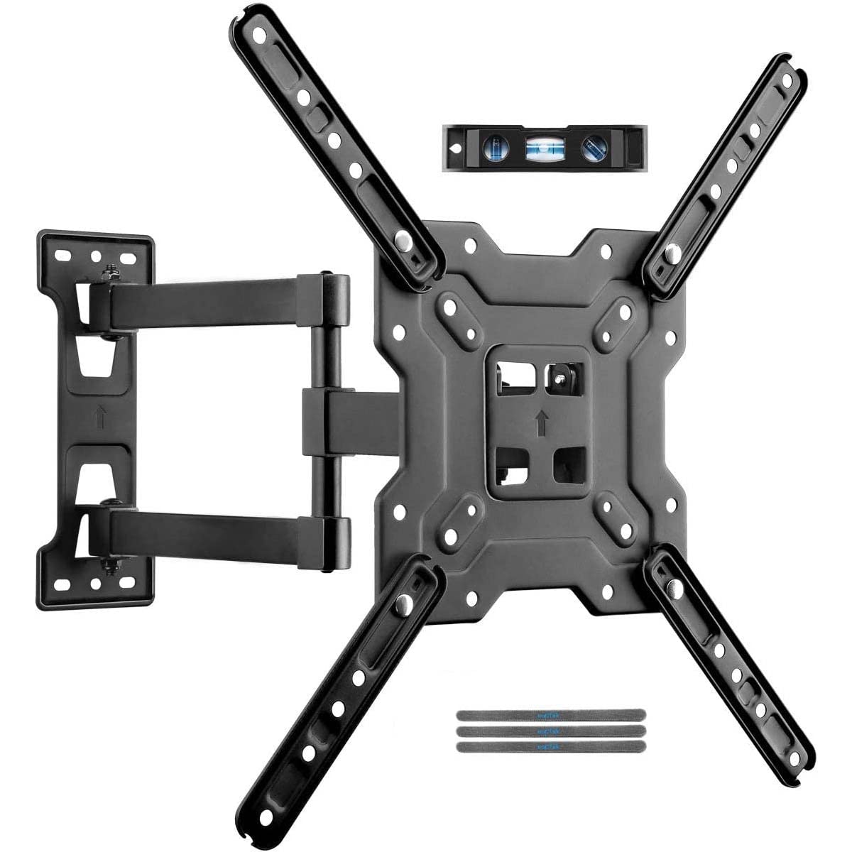 Suptek TV wall mount with full motion tilt and swivel for versatile viewing angles