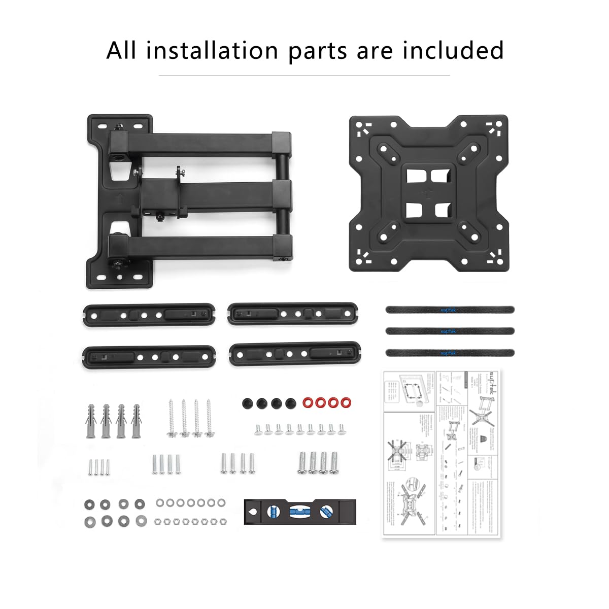 Suptek installation guide illustrating step-by-step mounting process