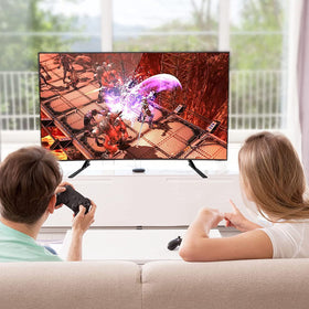 Suptek universal TV stand legs height-adjustment holes for flexible placement