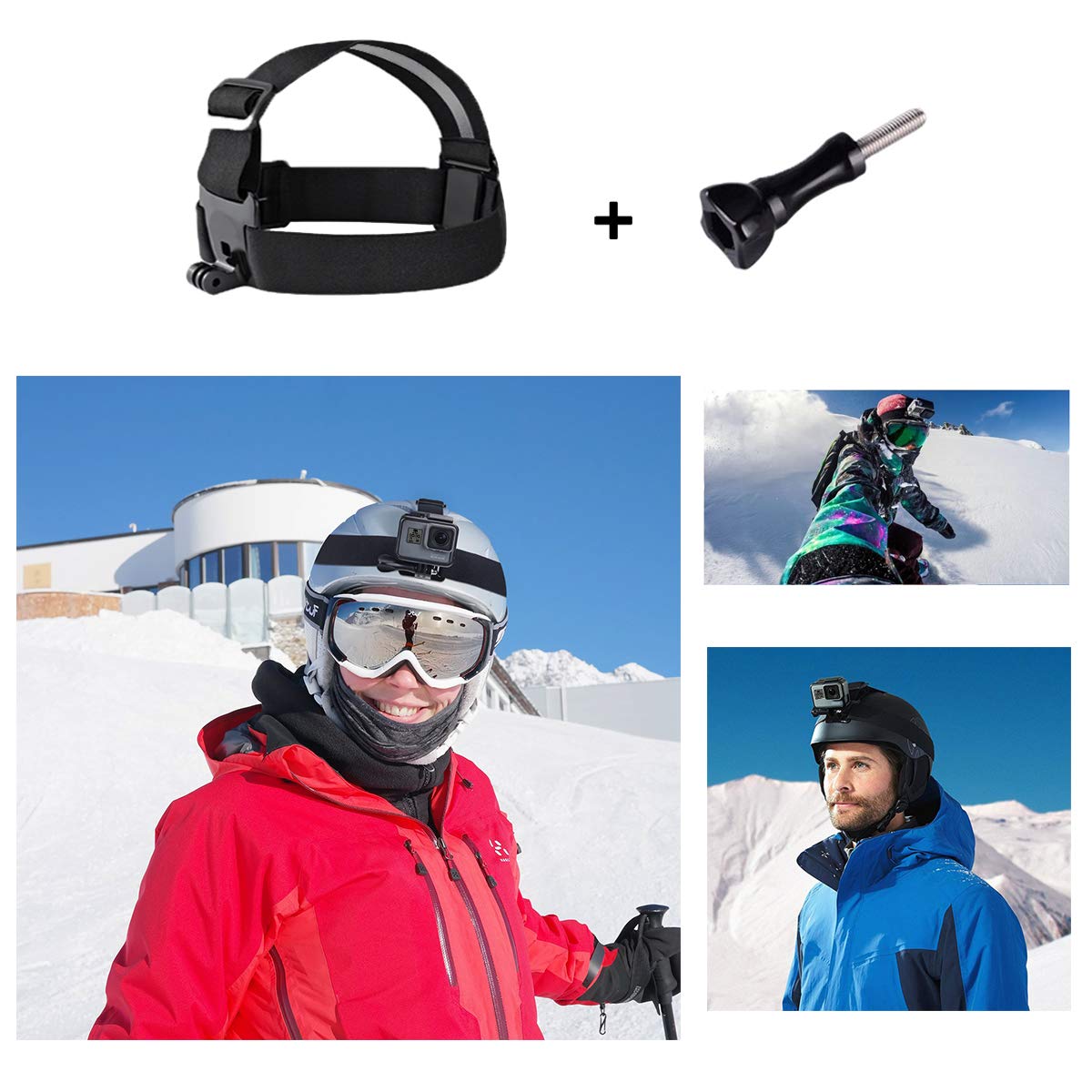Suptig chest strap with action camera mounted delivering stable hands-free footage