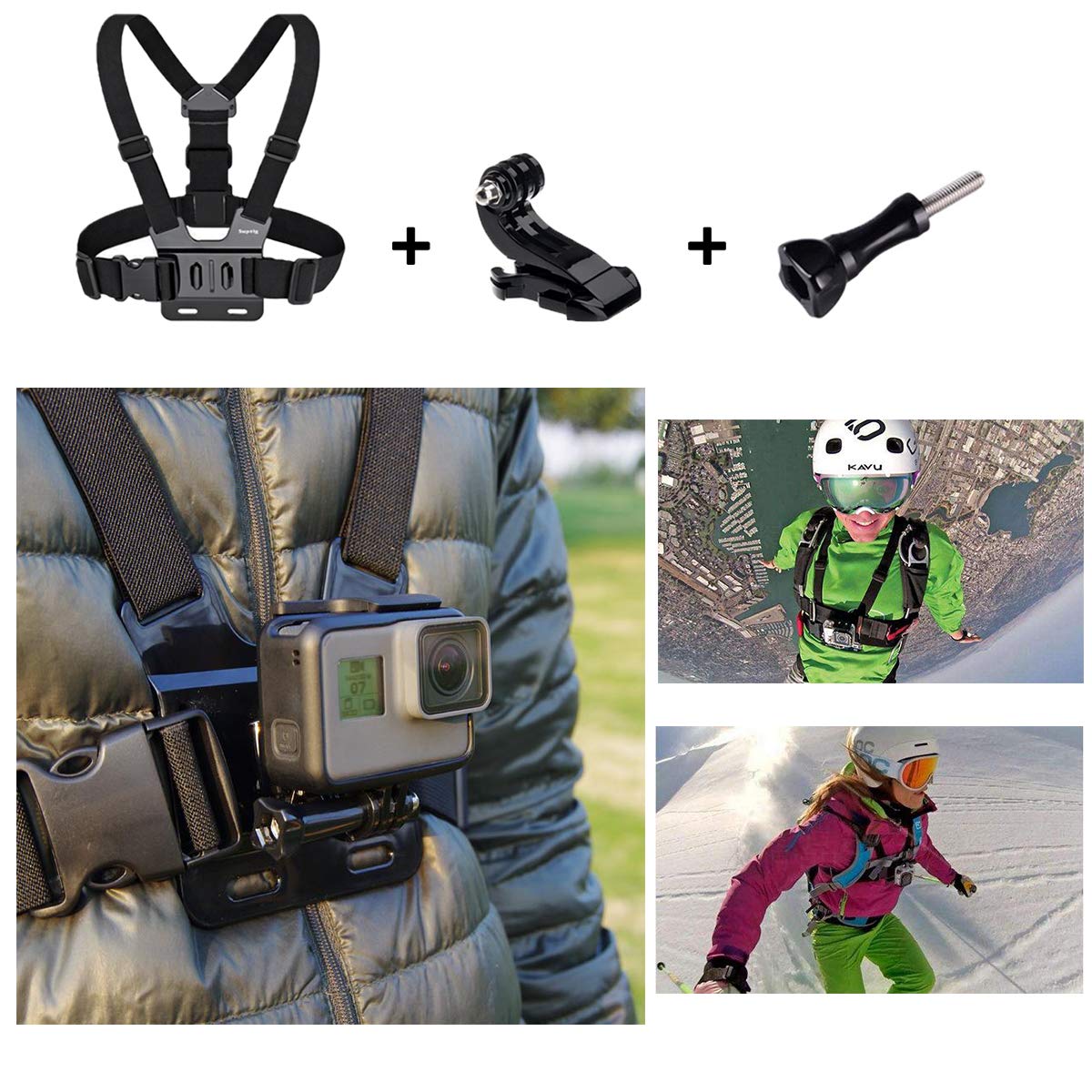 Suptig EVA carrying case open with compartments protecting cameras and accessories