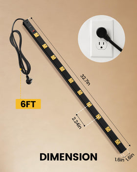 SURAIELEC 6-back mounting slots provide flexible mounting options.