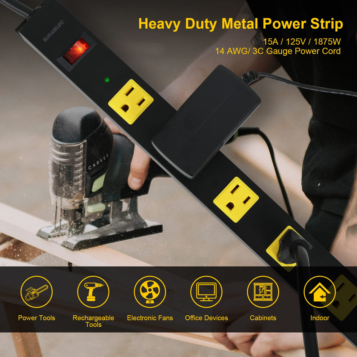 SURAIELEC industrial metal housing provides rugged garage durability