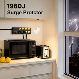 SURAIELEC 1960J surge protection with indicator lights for status checks.