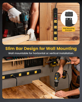 SURAIELEC rear mounting slots and hardware for secure bench installation