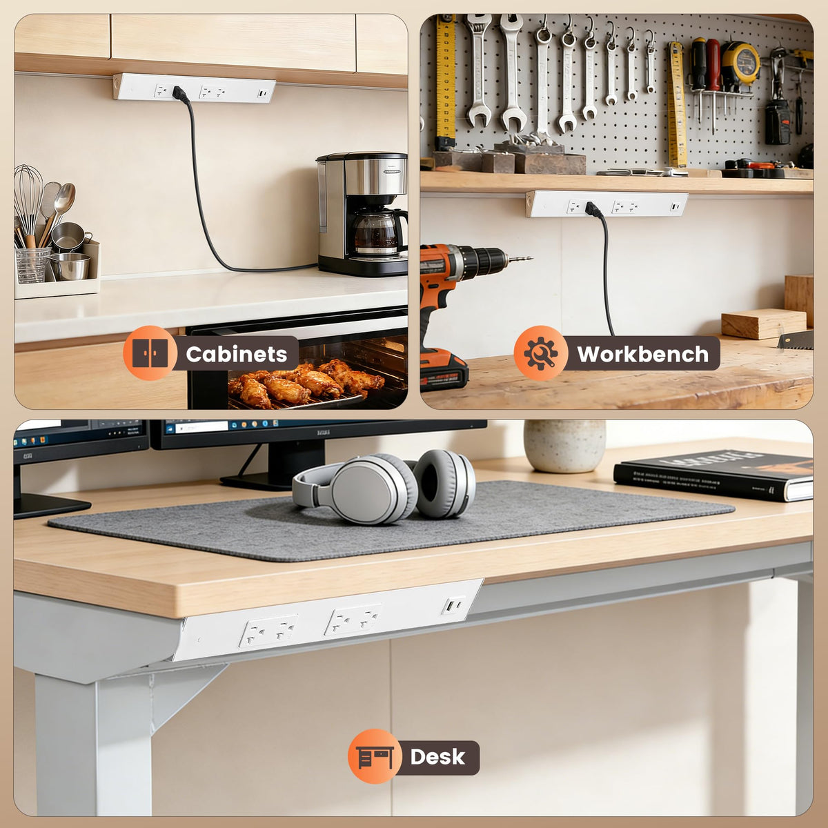 SURAIELEC 20A TR outlets support higher-powered kitchen gadgets