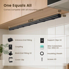 SURAIELEC installation kit included for fast tool-free mounting.