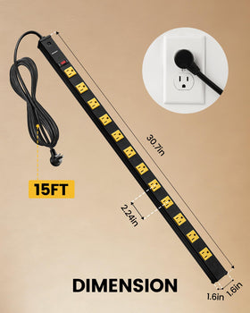 SURAIELEC lifestyle image in garage with power tools connected demonstrating heavy-duty performance