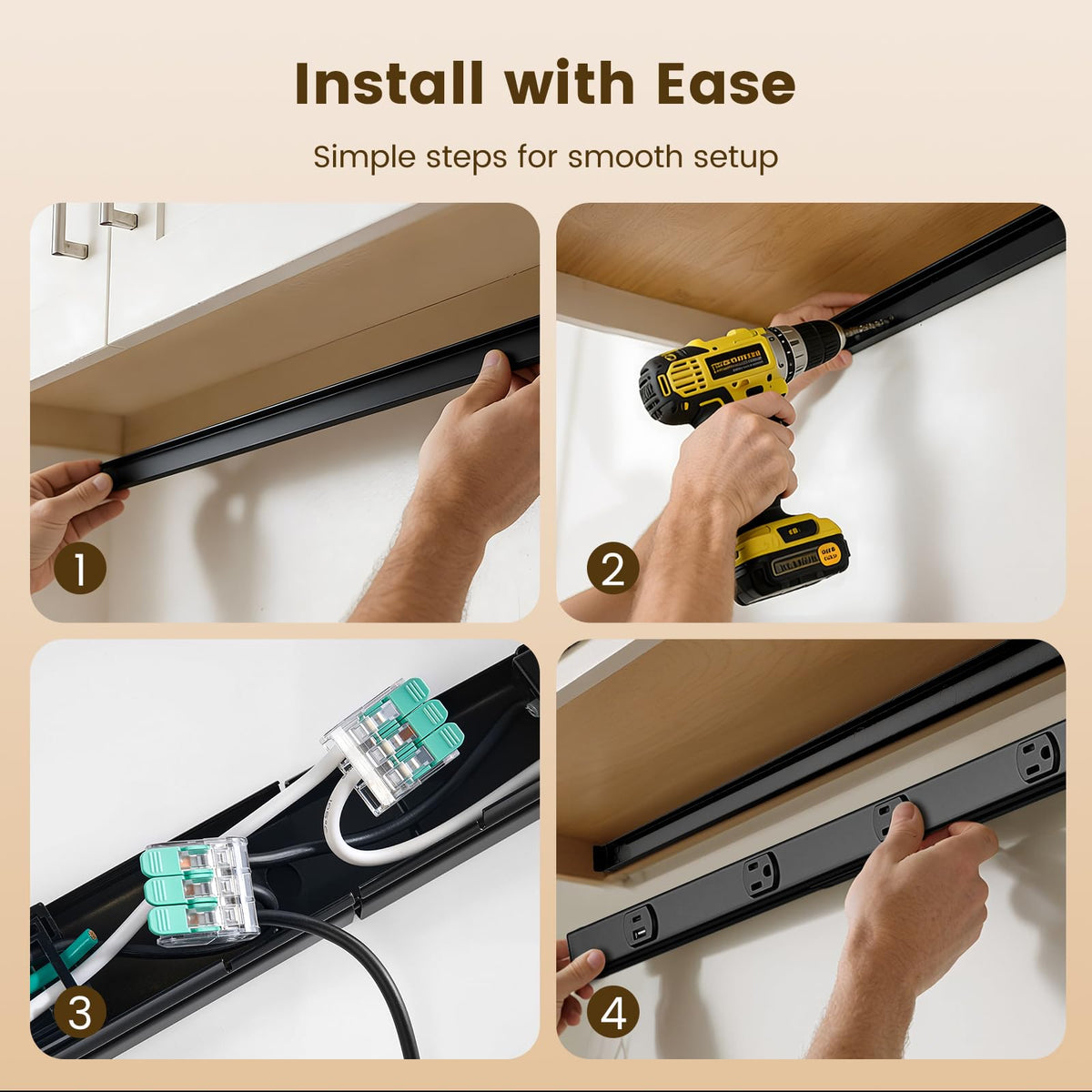 SURAIELEC modular wiring space supports precise cuts and flexible extensions.