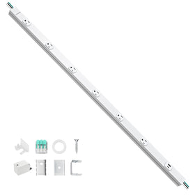SURAIELEC under-cabinet power strip with six outlets and USB ports for a tidy kitchen setup