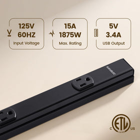 SURAIELEC unit provides USB-A and USB-C ports for convenient charging