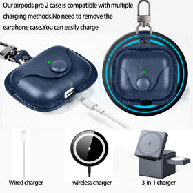 360° drop protection guards AirPods Pro 2/1 during daily activities.
