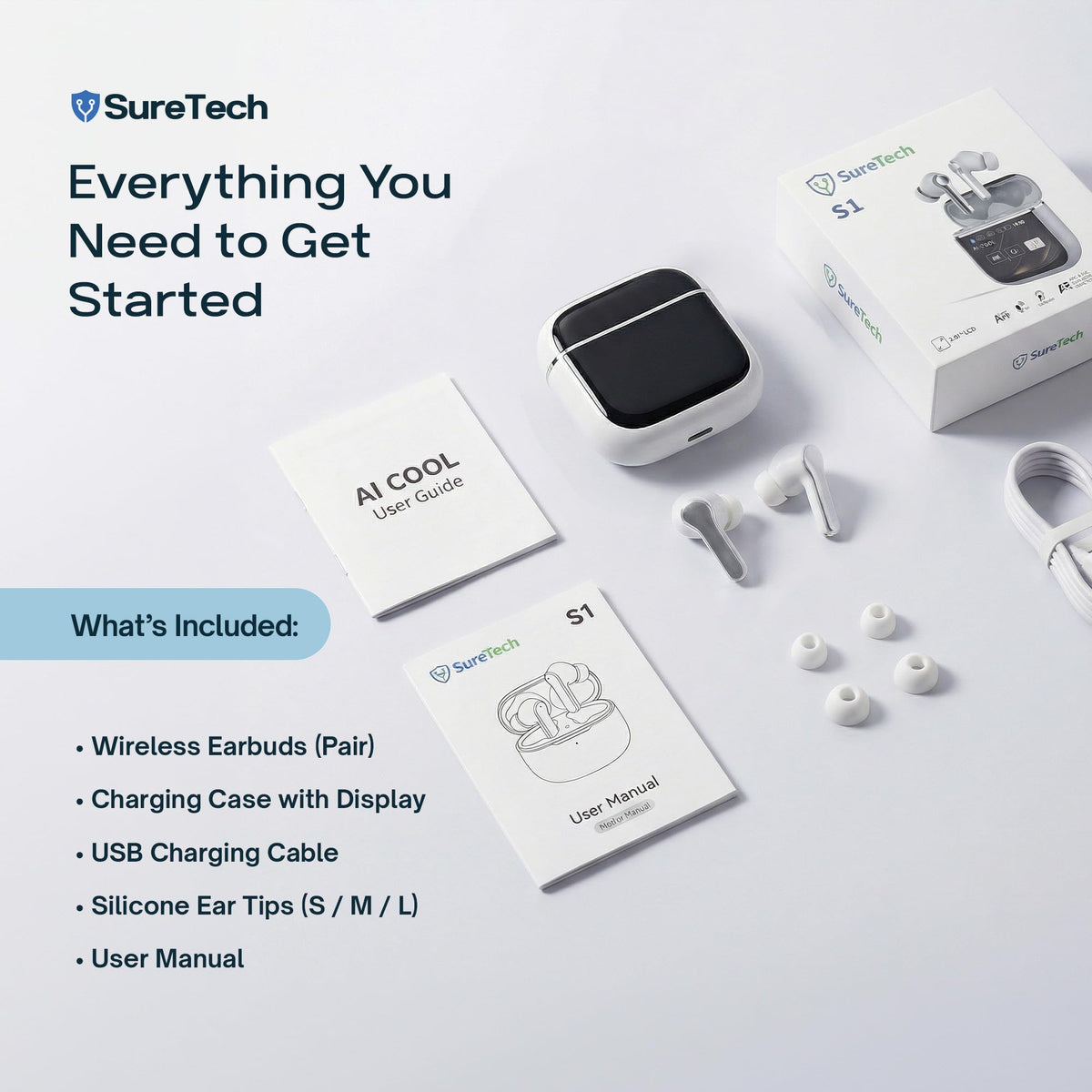 SureTech AICOOL app screen translating speech for communication help