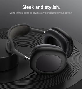 SURITCH AirPods Max case cover side view provides easy access to controls