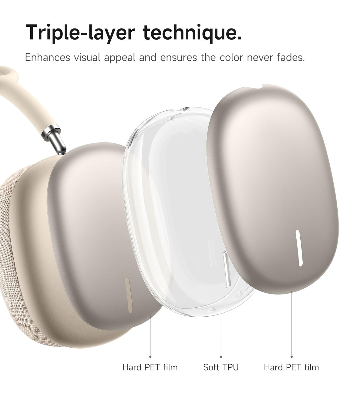 SURITCH on headphones inside a carry case illustrating travel protection benefit