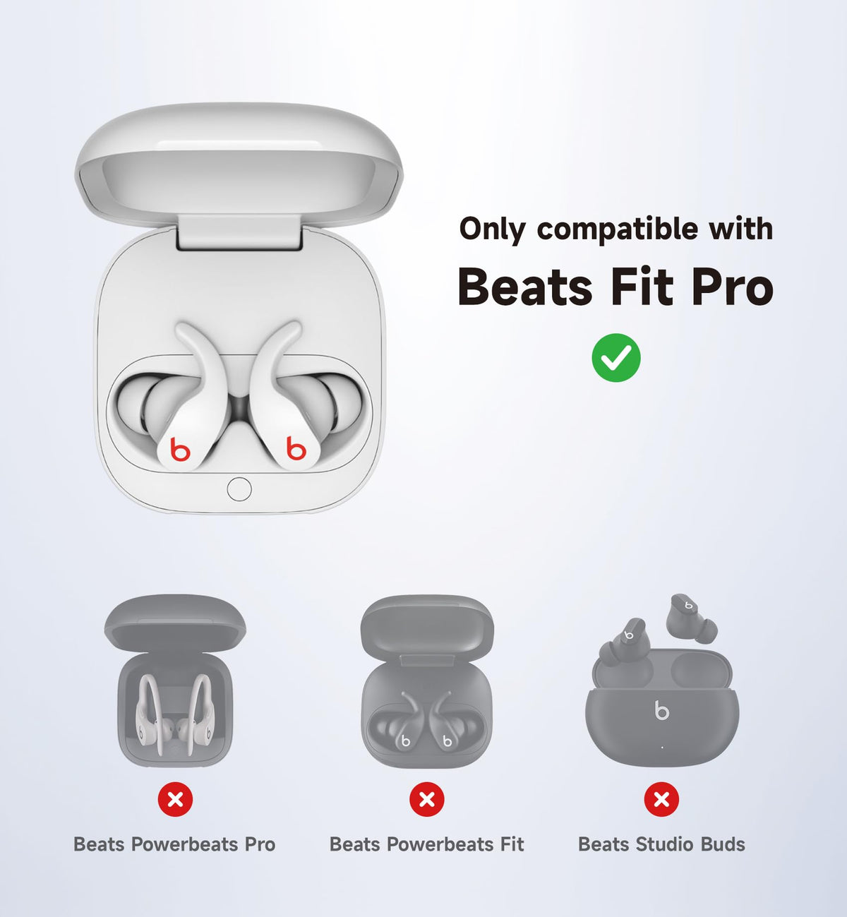 SURITCH Beats Fit Pro case showing drop protection for everyday use.
