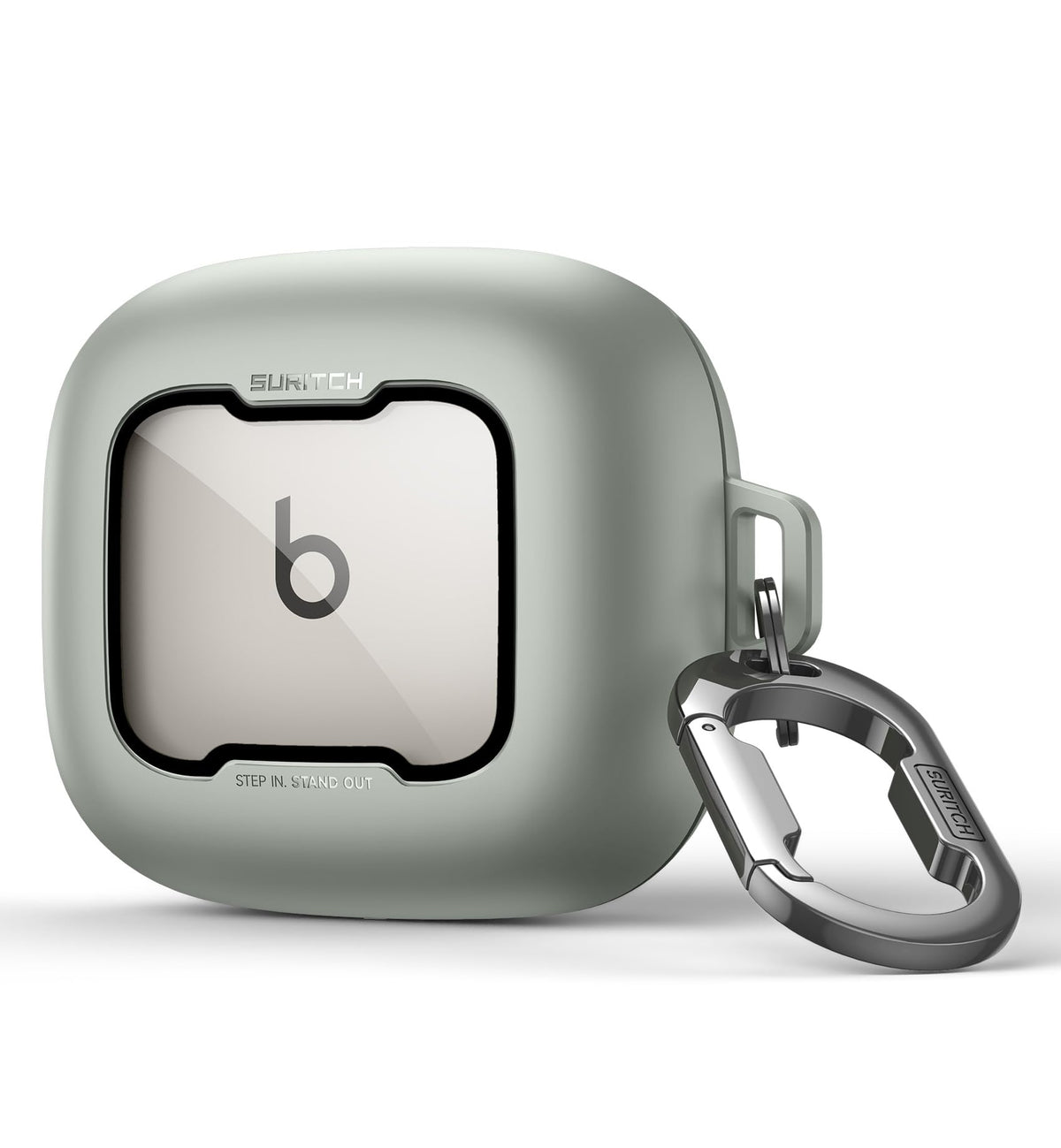 SURITCH Beats Powerbeats Pro 2 case front view showing magnetic closure and green finish