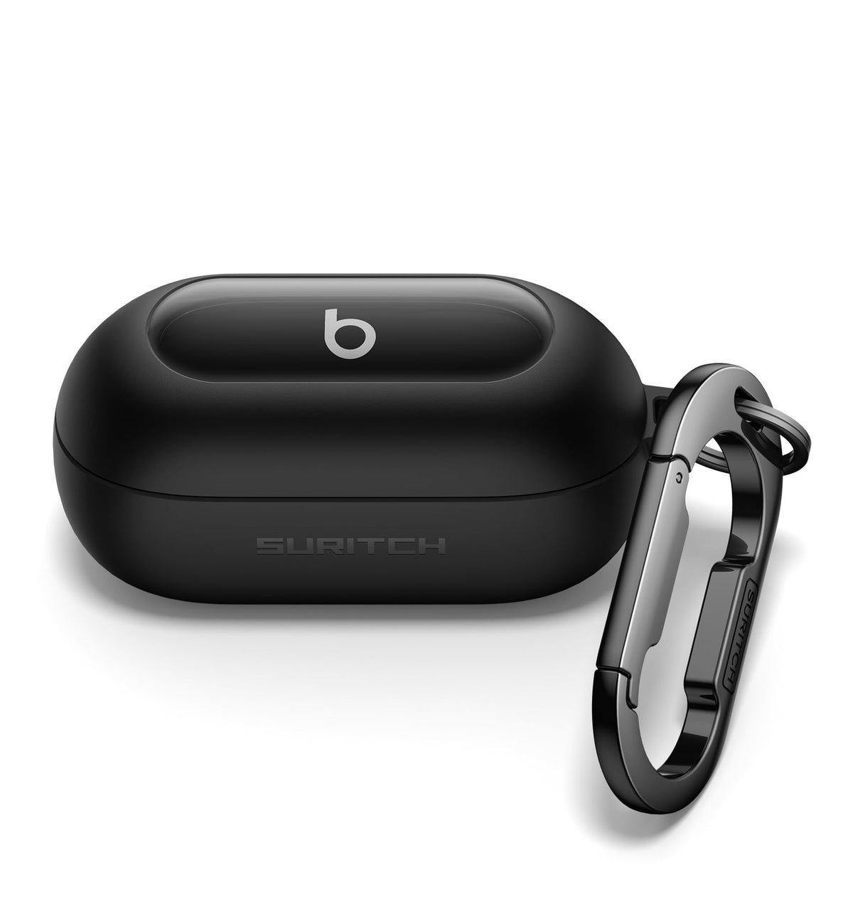 SURITCH Beats Solo Buds case front view with rugged bumper protection
