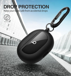 SURITCH case with charging slit keeps earbuds accessible