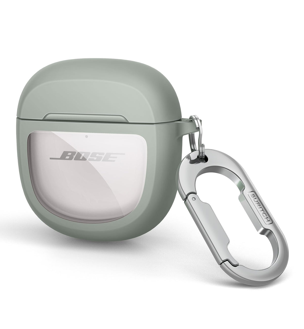 SURITCH Bose QuietComfort Earbuds II case front view with slim protection