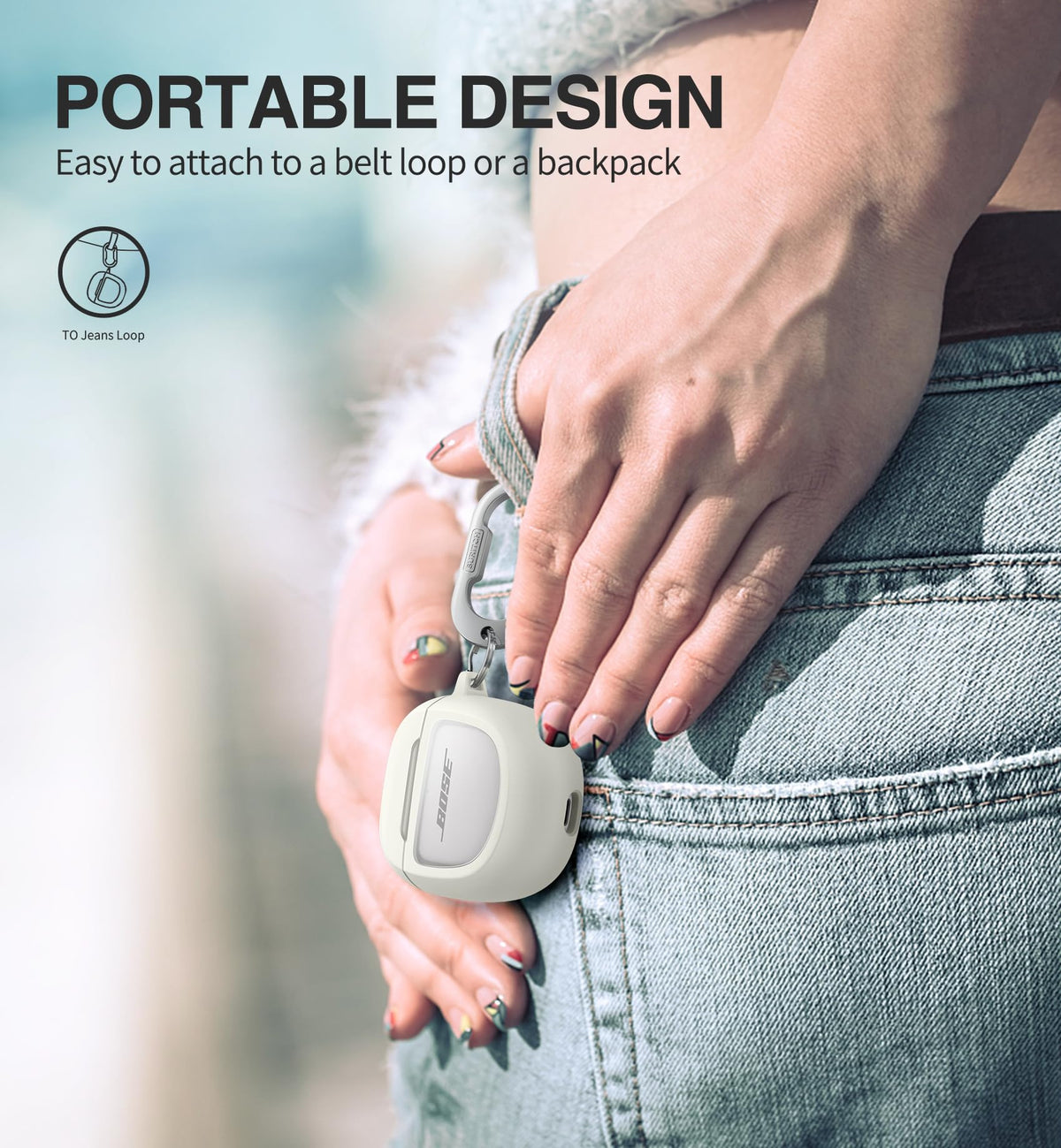 Skin-friendly, stylish design provides comfortable grip for everyday use