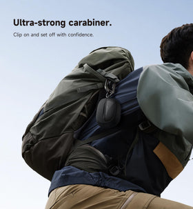 Premium adhesive strips keep the SURITCH case securely attached for stability.
