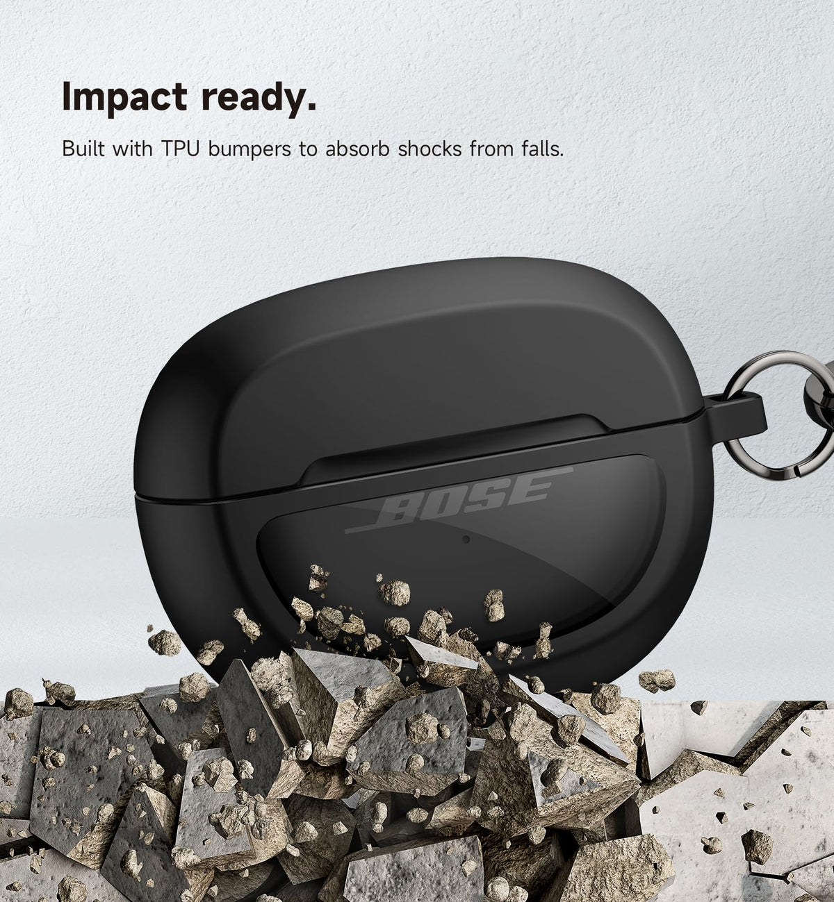 SURITCH case uses shock-absorbent TPU and PC to shield against everyday bumps.