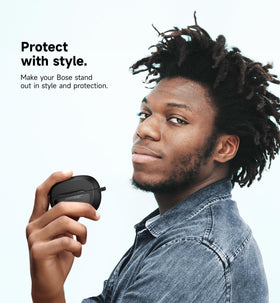 Dust-resistant finish helps keep your charging case ready for travel.