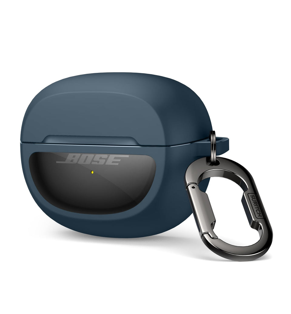 SURITCH Bose Ultra Open Case navy front view shows slim, protective fit
