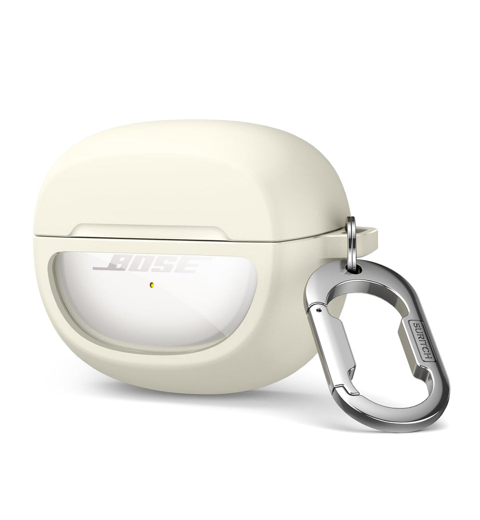 SURITCH Bose Ultra Open case slim-fit cover protects charging case while keeping access to the pairing button
