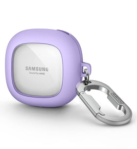 SURITCH front view clear purple showing logo visibility and protection